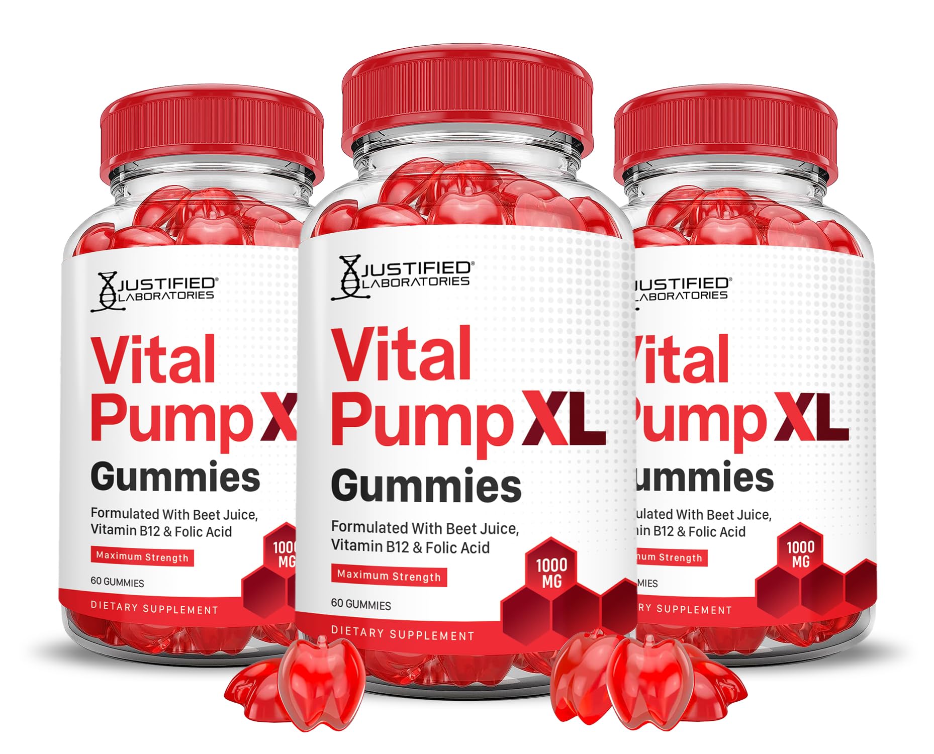Justified Laboratories Vital Pump XL bottle front for daily wellness