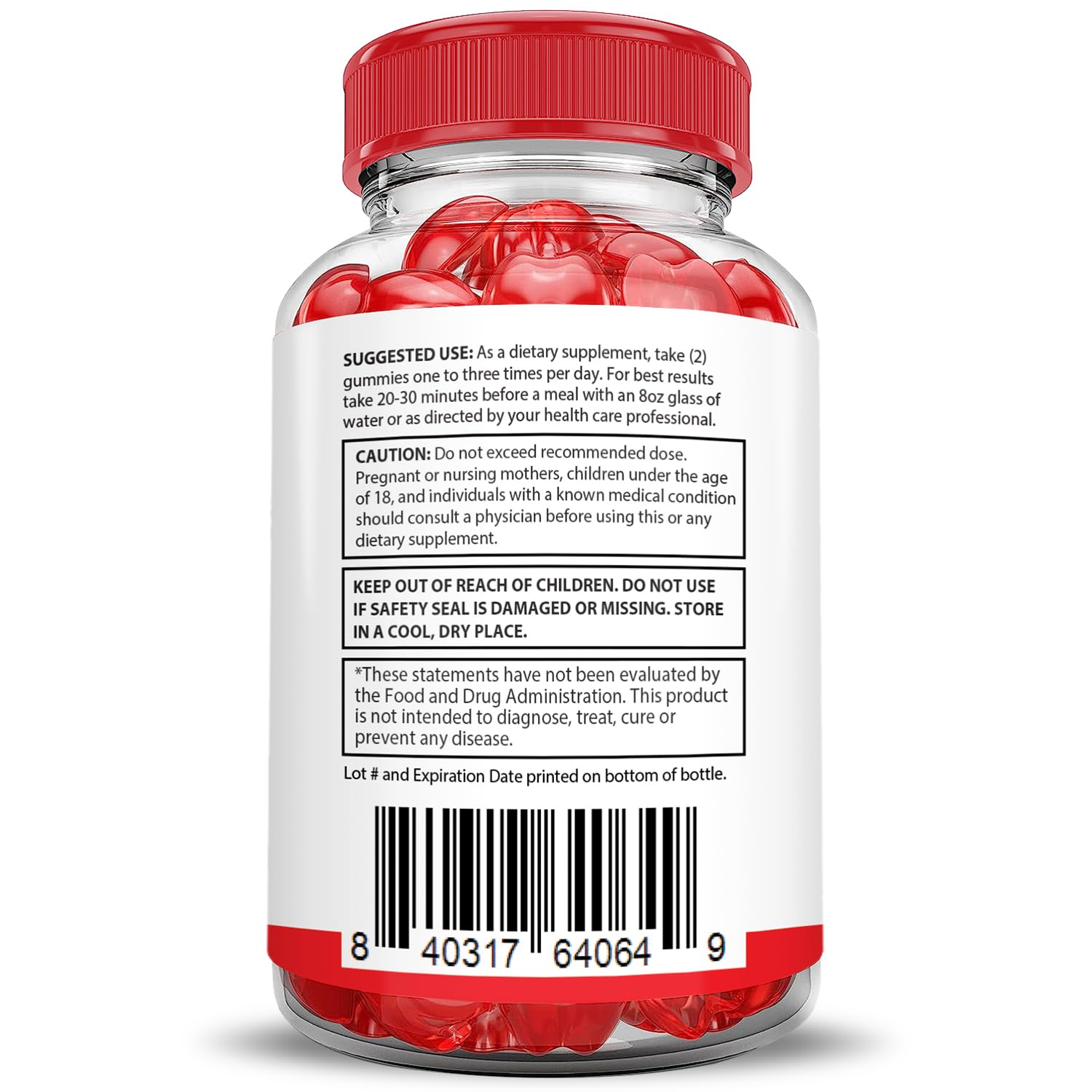 Justified Laboratories Vital Pump XL vegan, non-GMO gummies in natural colors.