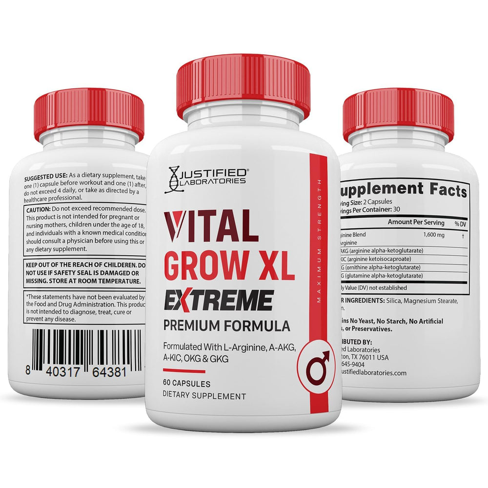 Vital Grow XL Extreme designed for vitality during weekday activities.