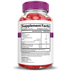 Justified Laboratories Fast Ripped Keto ACV bottle back showing ingredients and vegan features.