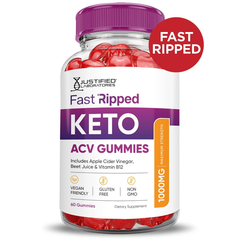 Justified Laboratories Fast Ripped Keto ACV gummies on the go for a quick daily bite.