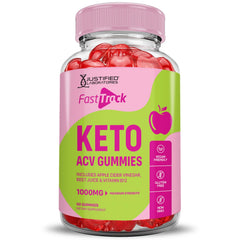 Justified Laboratories Fast Track Keto ACV Gummies apple cider vinegar focus supports daily routine