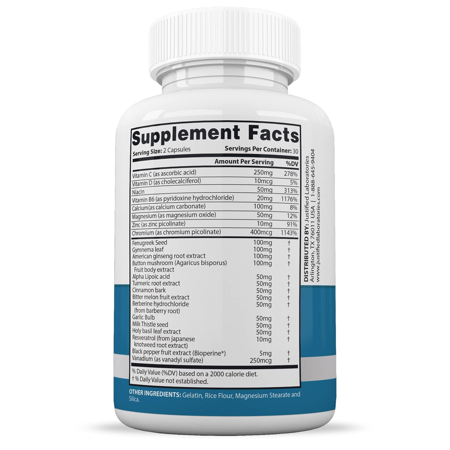 Glucotrust Max capsules close-up showing small, easy-to-swallow pills