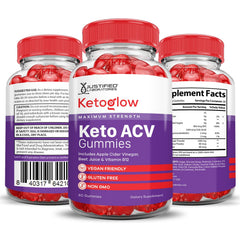 Justified Laboratories Keto Glow Gummies GMP-certified facility label—trusted safety and quality.