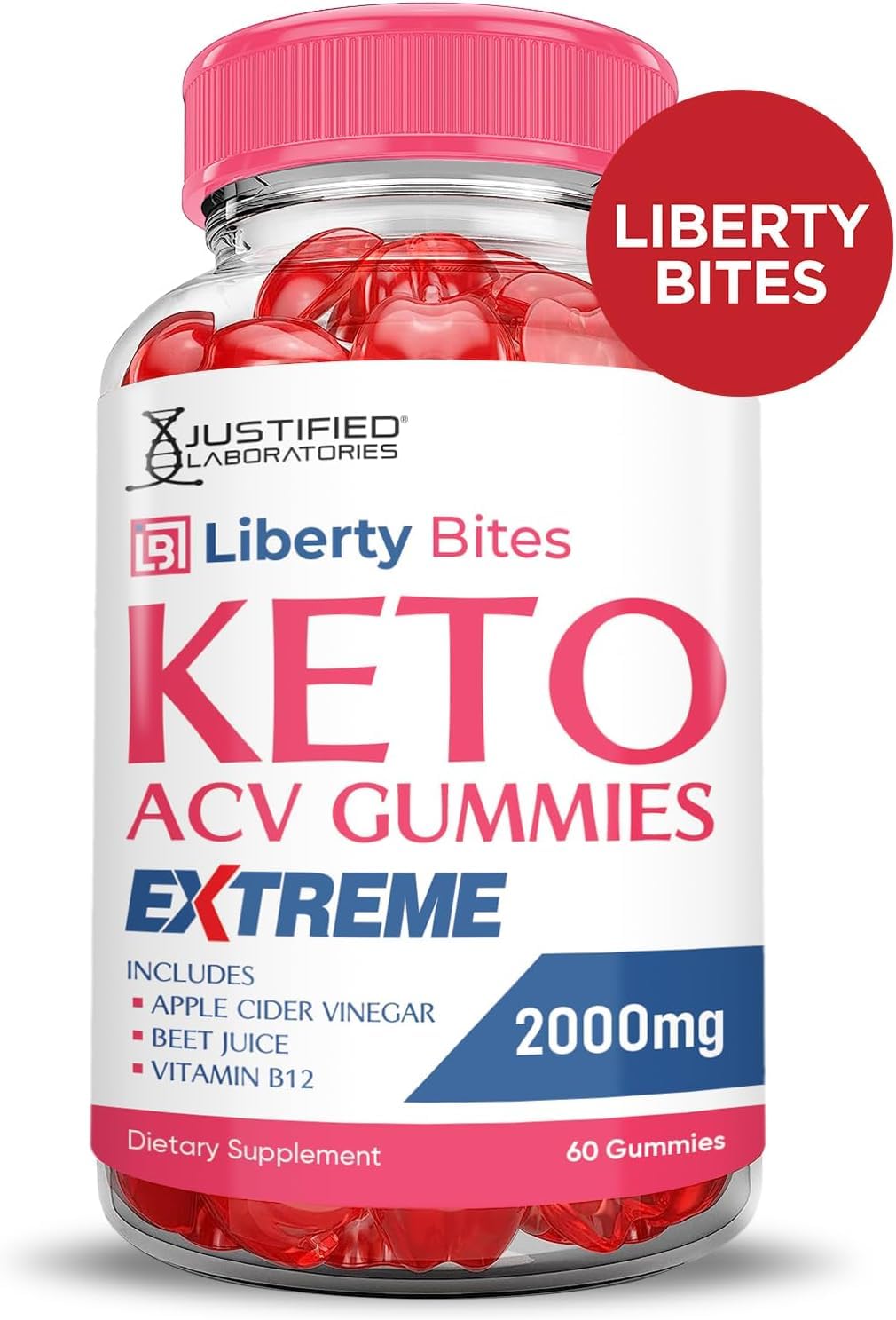 Justified Liberty Bites highlighting B12 and folate notes for daily vitality