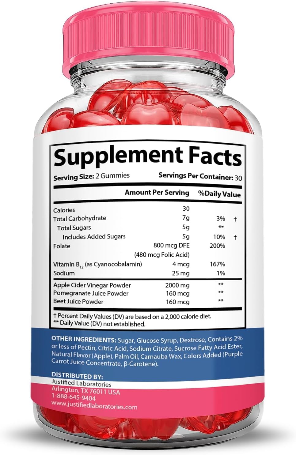 Liberty Bites gummies on a surface showcasing serving size and appeal