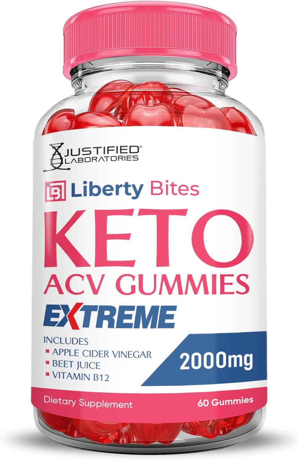 Justified Liberty Bites vegan, non-GMO, pectin-based formula focus