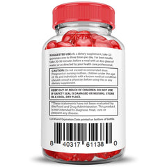Justified Laboratories Lifetime Keto ACV Gummies close-up of chewy bite texture for enjoyable consumption.