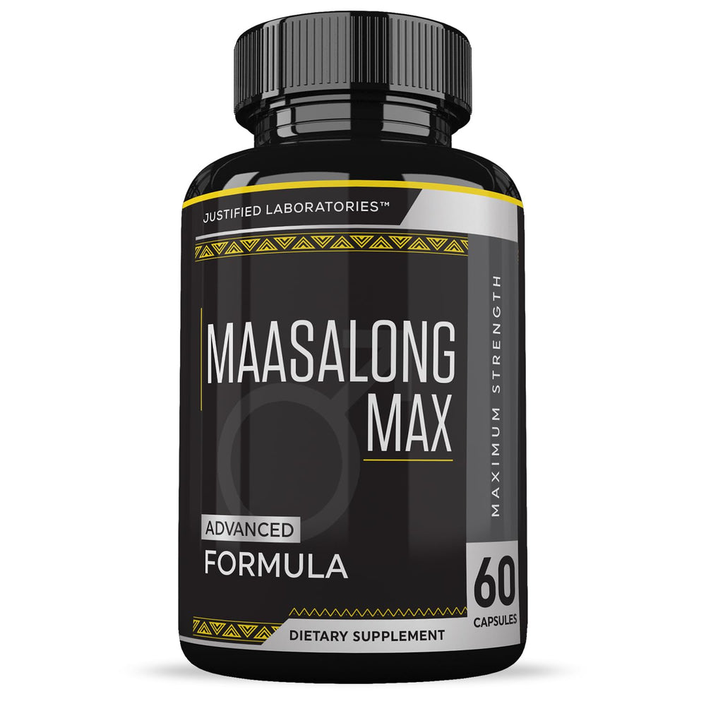 Justified Labs Maasalong Max 1600MG 2-pack box for convenient savings