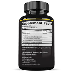 Justified Labs Maasalong Max 1600MG capsules close-up for easy swallowing