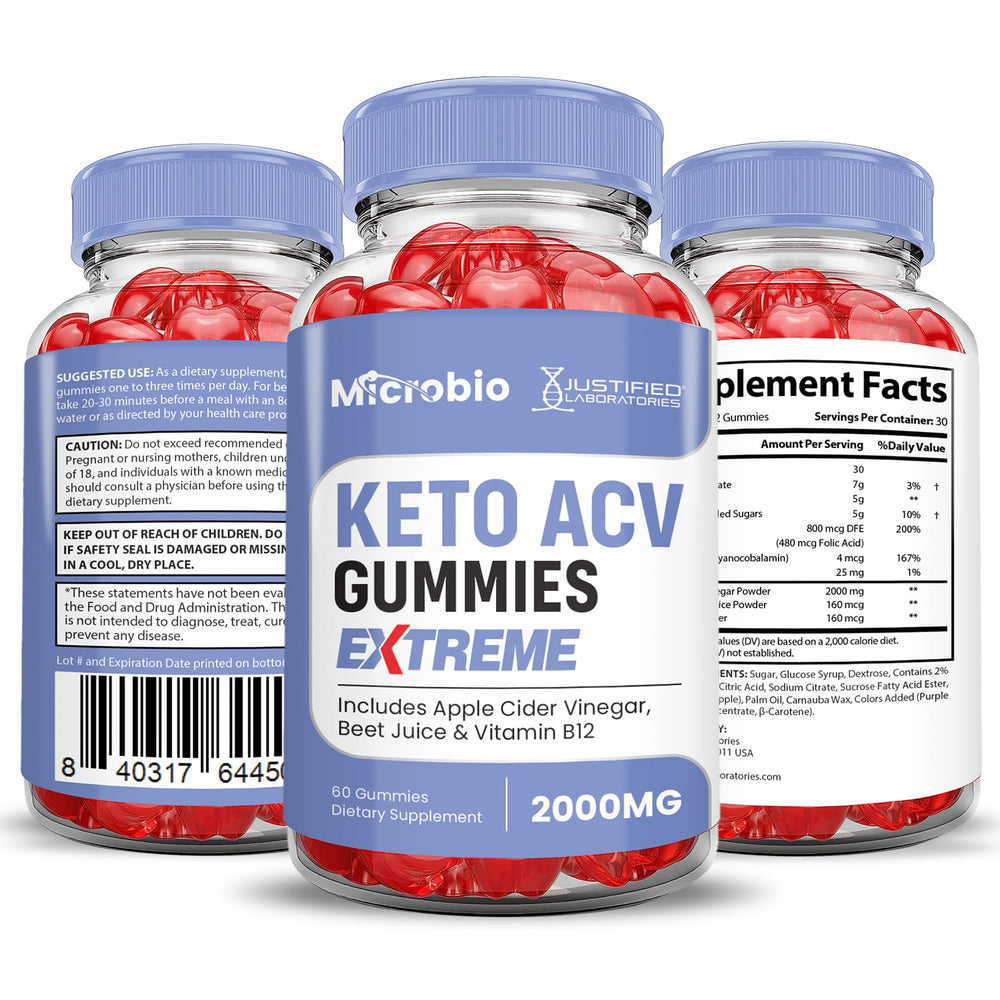 Justified Labs Microbio Keto ACV Gummies third-party tested quality control.