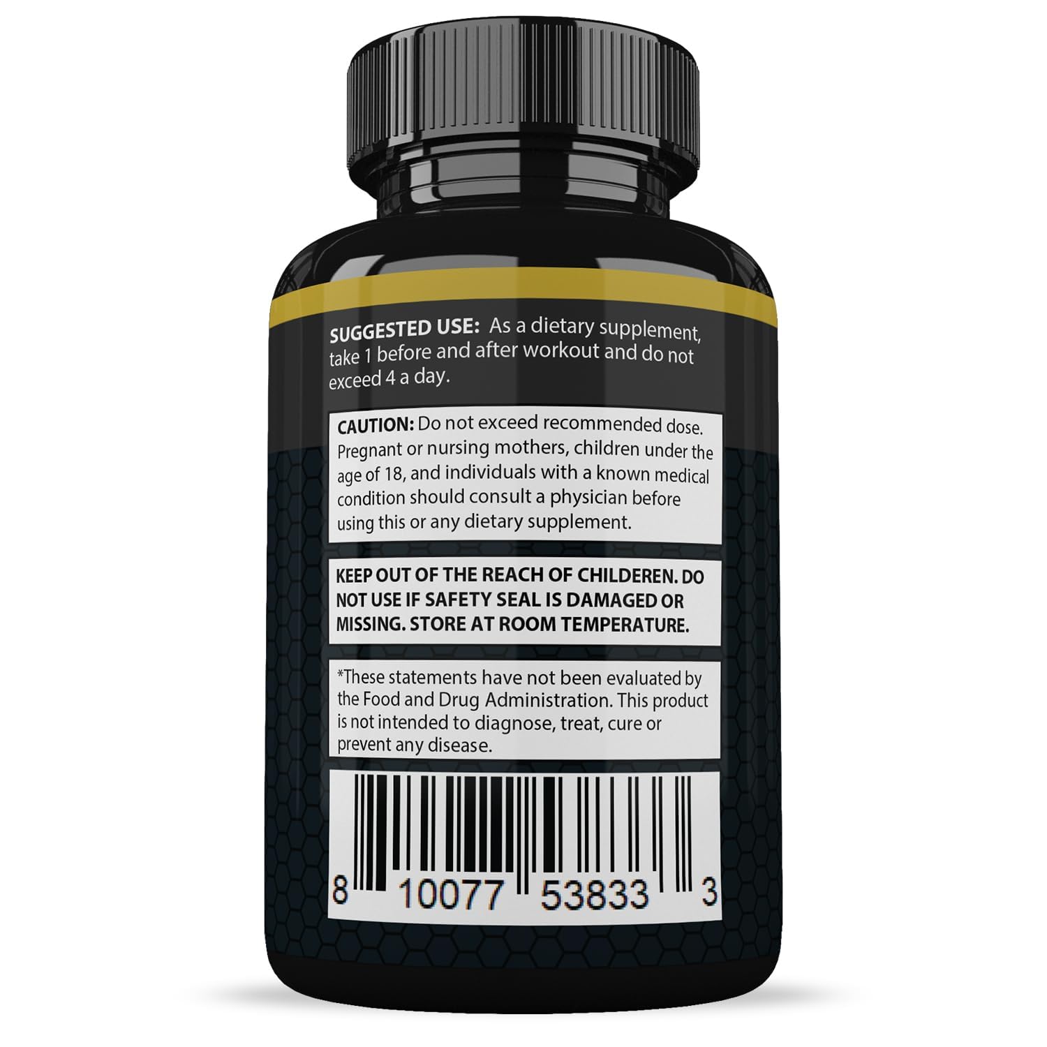 Justified Laboratories product layout showing capsules for easy daily intake.