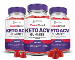 Justified Laboratories Quick Shred Keto ACV Gummies bottle for daily wellness and keto-friendly support.