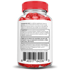 Gluten-free, vegan QuickFire Keto gummies packaging and labeling