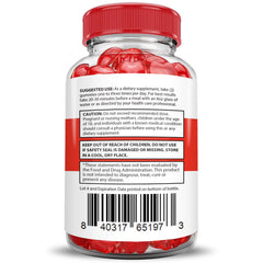 Justified Laboratories Rapid Lean Keto ACV Gummies texture close-up suggests soft, chewy satisfaction.
