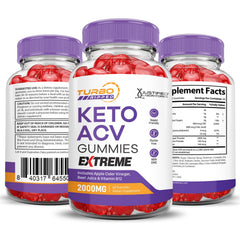 Justified Laboratories Turbo Ripped Keto ACV Gummies suit vegan and gluten-free lifestyles