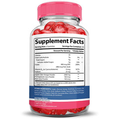 Apple cider vinegar bottle labeled Liberty Bites with 2000mg per serving