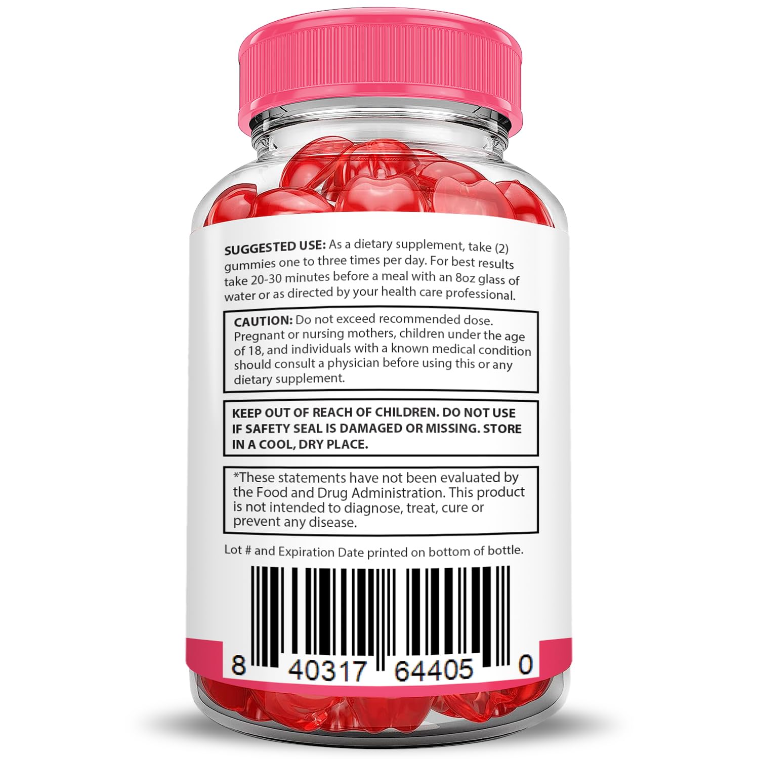 Justified Liberty Bites label nutrition focuses on B12 and ACV content.