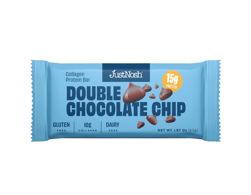 JUSTNOSH bars during workout as a portable post-workout option