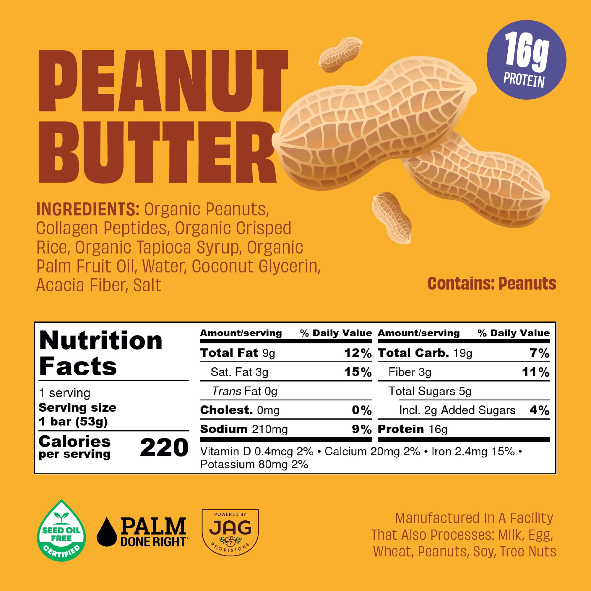 JUSTNOSH bars in hand for convenient on-the-go protein snack