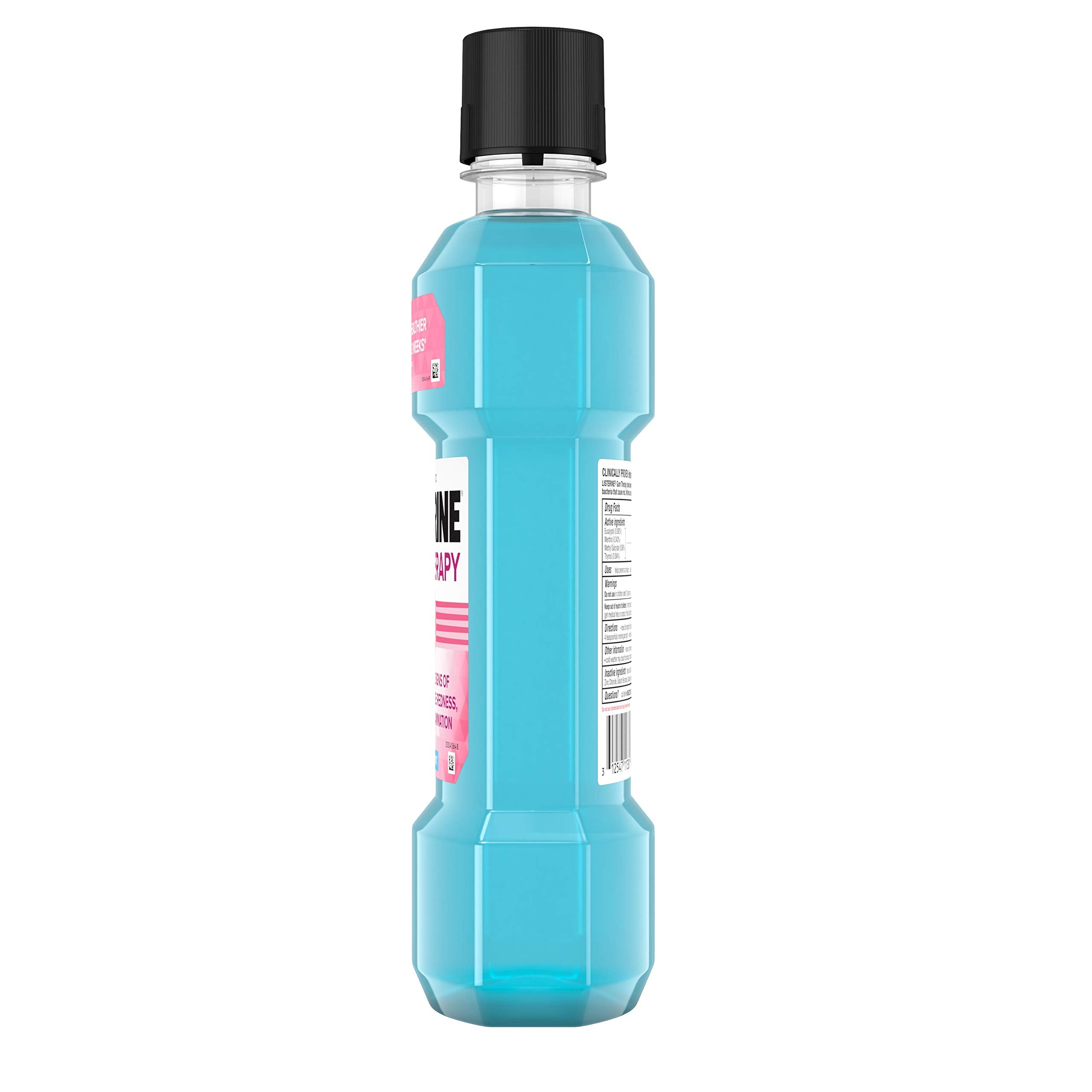 JUSTSWAGDDEEFF Listerine Gum Therapy bottle pour during a routine.