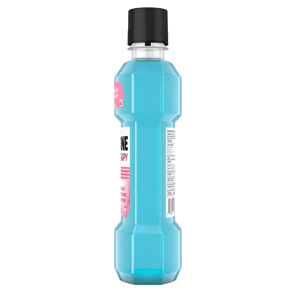 JUSTSWAGDDEEFF Listerine Gum Therapy bottle pour during a routine.