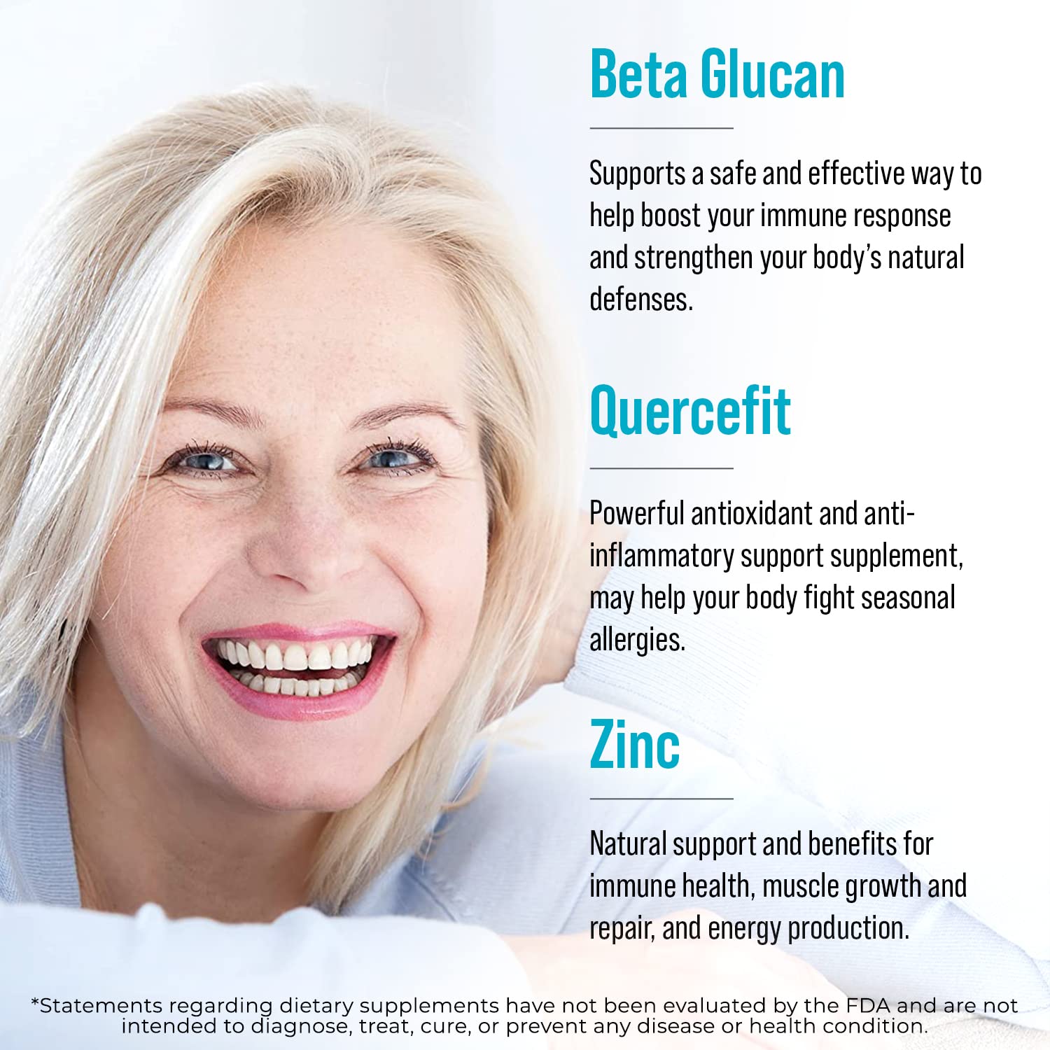 Juvenon AgeRenew ingredient graphic illustrating beta glucan benefits