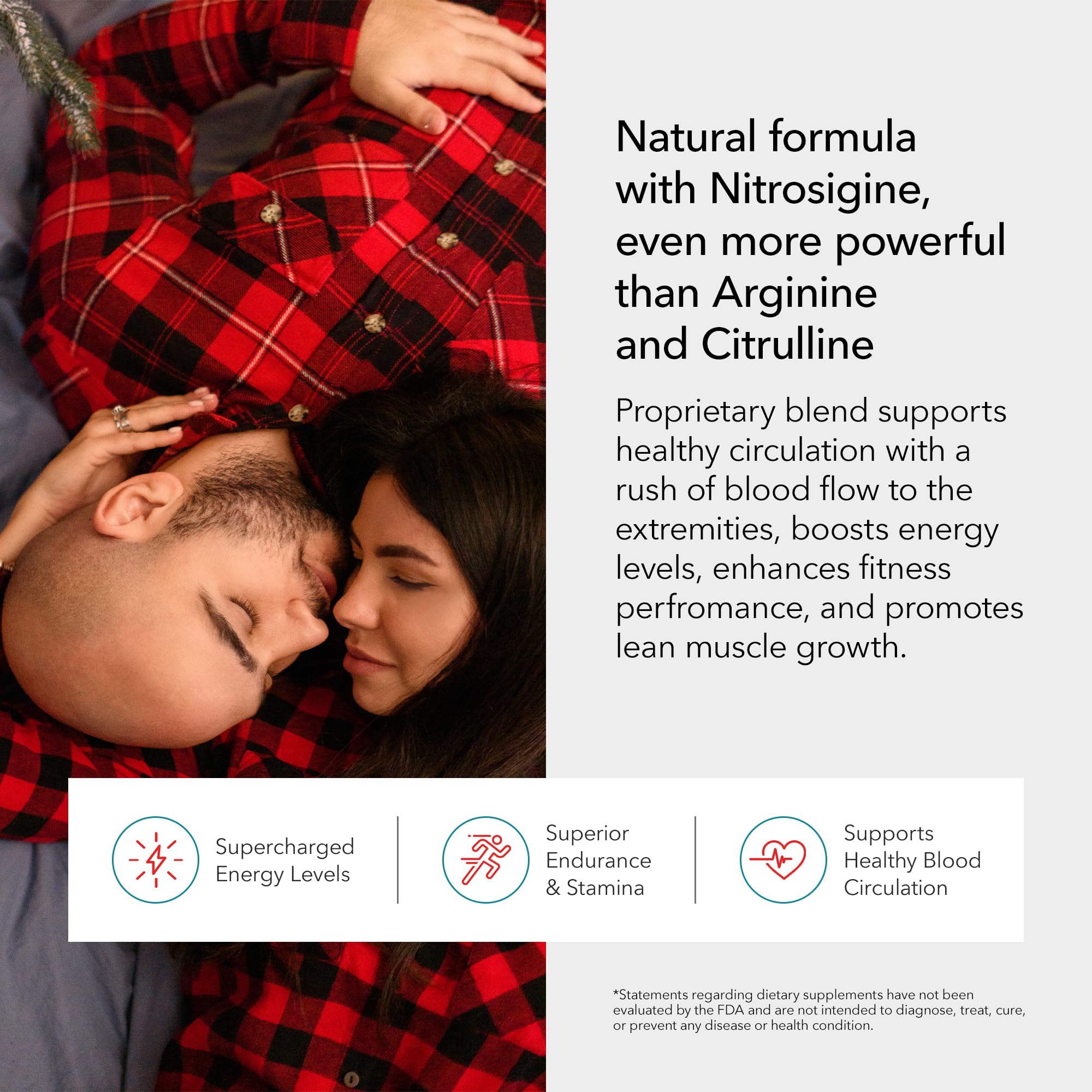 Juvenon BloodFlow-7 supplement jar closeup for convenient daily use.