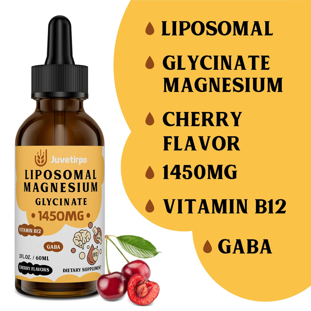 Liposomal delivery in Juvetirpo Magnesium Glycinate for enhanced absorption.