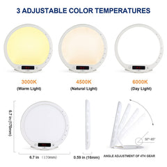 JUXLamp tilt and wall mount offer flexible placement near desk or bed