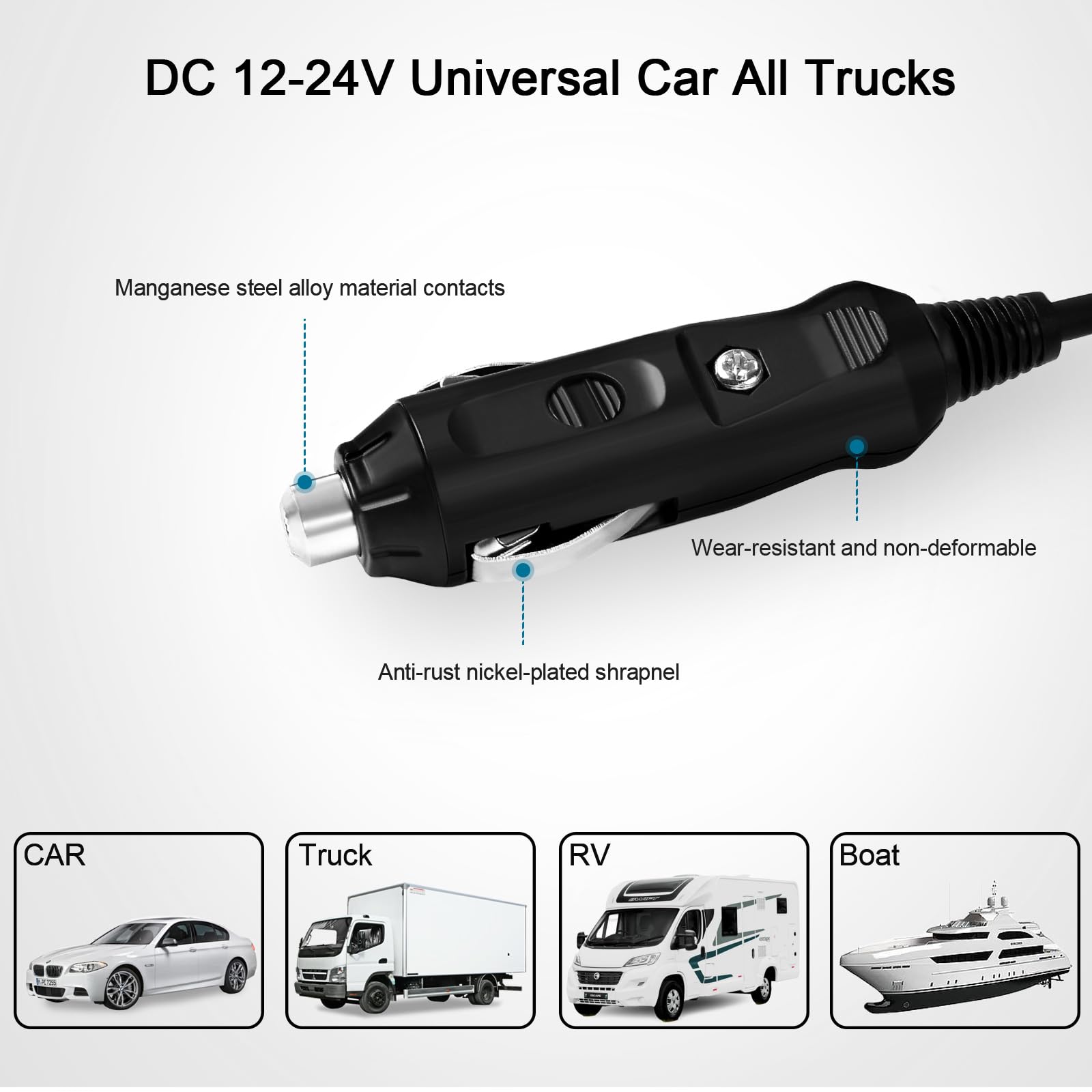 JUYOON safety features protect against overcurrent and overheating during charging