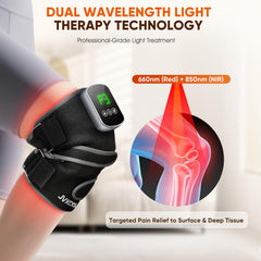 JVKOOL knee massager shows three vibration modes for relaxing massage