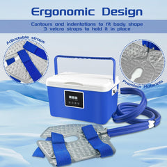 JWGUTS leak-proof, ultra-quiet design preserves cold therapy overnight.