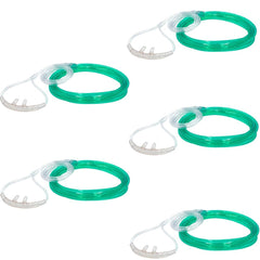 JWYN Salter-style nasal cannula with trumpet connector and 14ft tubing for flexible, comfortable oxygen delivery