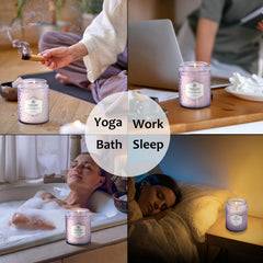 JXDLSQ Six-pack set provides ambient lighting and fragrance.
