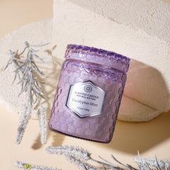 JXDLSQ Lavender and Juniper jar candle soothes bedtime routine.