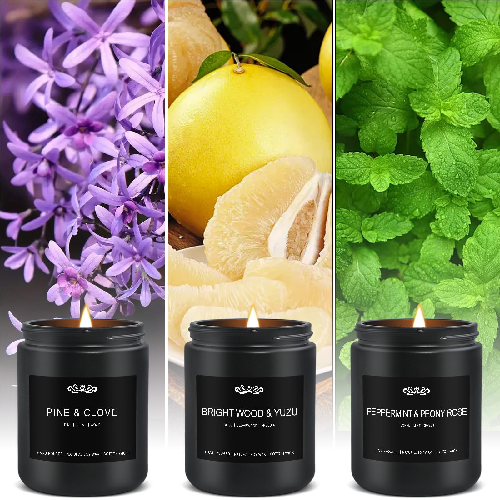JXDLSQ Pine & Clove candle creates a warm, inviting room ambience.