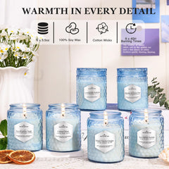JXDLSQ Soy-wax candle burn time up to 45 hours showcased