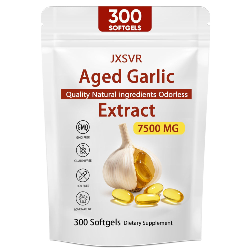 JXSVR aged garlic extract odorless bottle for daily, odor-free supplementation