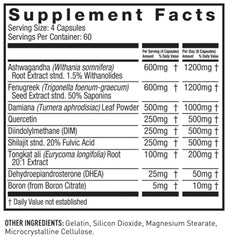 Alpha JYM X label detail emphasizes full-strength ingredients designed for consistent use.
