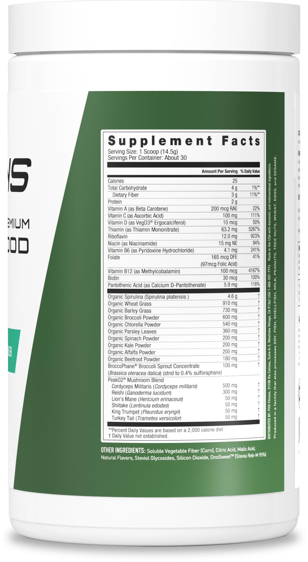 JYM Greens scoop in glass showcasing convenient nutrient delivery for busy days.