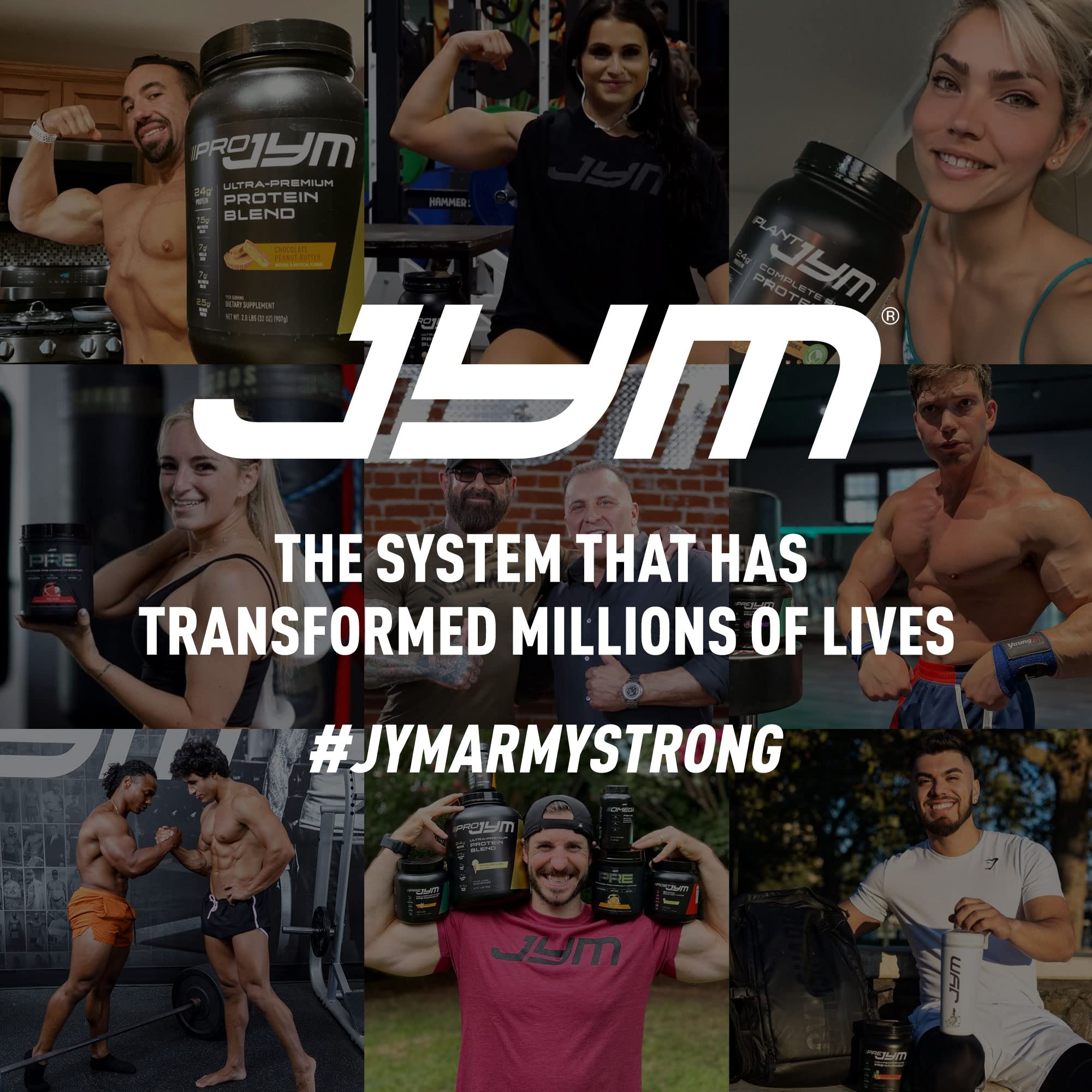 JYM Hydration Lemon Lime packaging close-up emphasizing the adaptogens.