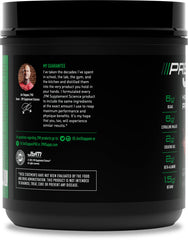 JYM ingredients highlight with BCAAs and citrulline aiding endurance.