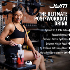 JYM Active Matrix after-workout formula supports faster recovery.