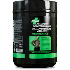JYM Pre JYM Plus orange powder label close-up highlighting endurance ingredients