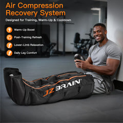 JZBRAIN thigh-focused boot provides calf-to-knee support during cooldowns