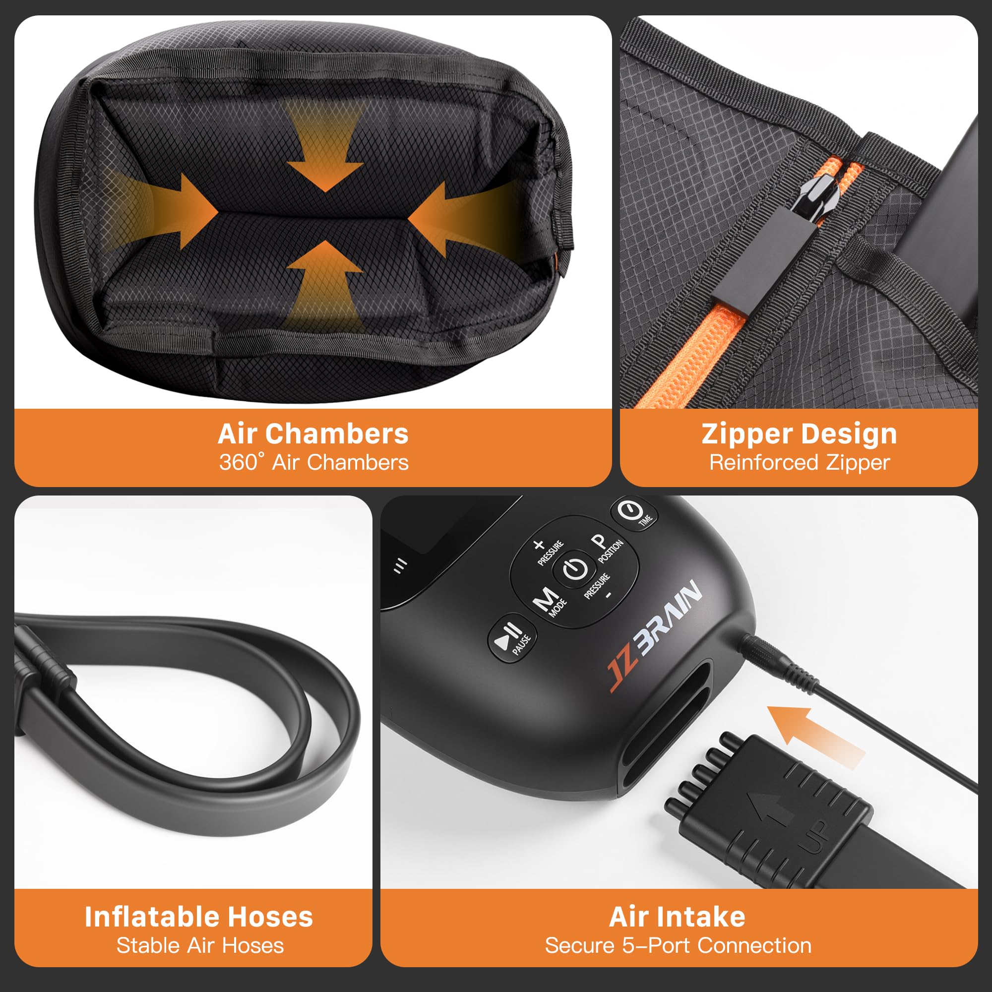 JZBRAIN secure wrap design stays comfortable during activities.