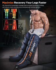 JZBRAIN leg massager five chamber layout emphasizes precise pressure across legs