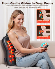 JZBRAIN dual-heating system provides warming zones to ease stiffness