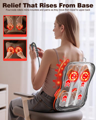JZBRAIN back massager lower-back heat paddles soothe tense muscles after long drives